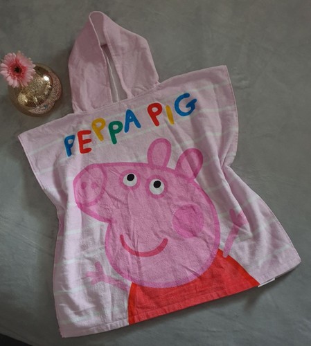Peppa pig poncho - pig,