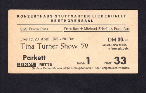 Tina turner show 1979 - turner,
