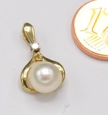 Anhänger Akoja Perle Diamant