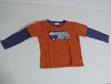 Frugi Langarmshirt/Pullover,  Bulli-Emblem, Biobaumwolle, Orange, Größe 116/122