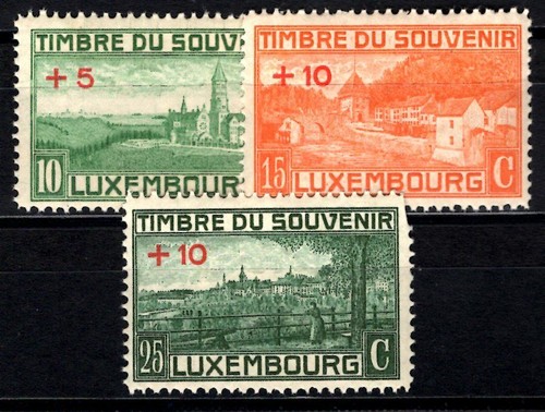 Luxemburg 1921 137 139 - luxemburg, **