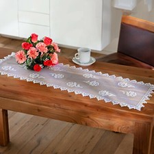 2x Tischläufer Rosenblüten