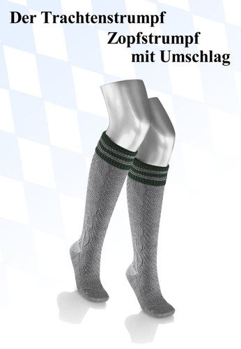 Trachtenstrumpf zopfstrumpf - trachtenstrumpf,