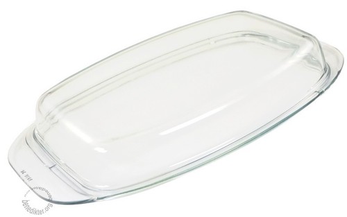 Bräterdeckel 33x21 glas - 33x21,