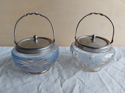 Jugendstil zuckerdose - 2x,