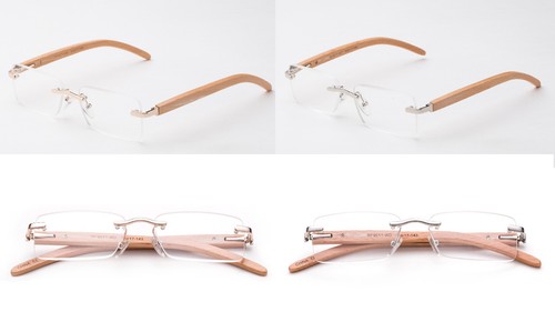 Bambus rahmen lesebrille - bambus,