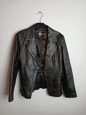 Kara Vintage Lederjacke Damen Gr. M 60er 70er Jahre Rockabilly Punk