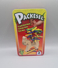 Geschicklichkeitsspiel  "PACKESEL"Stapelspiel von Schmidt - in Metalldose - TOP!