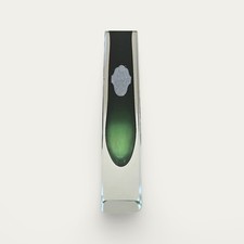 Skandinavische Glasvase 1960er