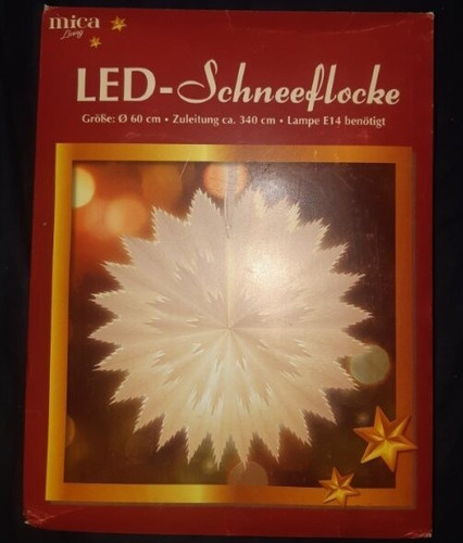 Led schneeflocke - led,