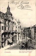 Ak Chemnitz in Sachsen, Ecke