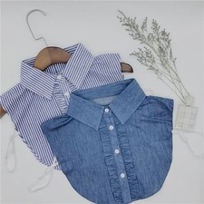 Frauen  False Faux Half Shirt