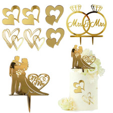 8 Stück Tortendeko Hochzeit