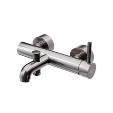 Steinberg Serie 100 Wannenarmatur, Aufputz, G1/2, Ausladung: 185mm, 1001100BGM,