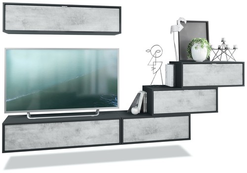 Wohnwand anbauwand fernsehwand - anbauwand,