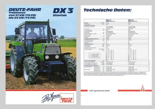 Deutz fahr dx 3 70 - 3.50 ,