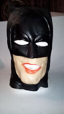 Batman Latex Maske, 30 cm, im Comic Style, unbenutztes Dekoteil, 1985 !