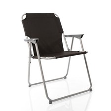  Klappstuhl Faltstuhl Campingstuhl Angelstuhl - schwarz robust klappbar 