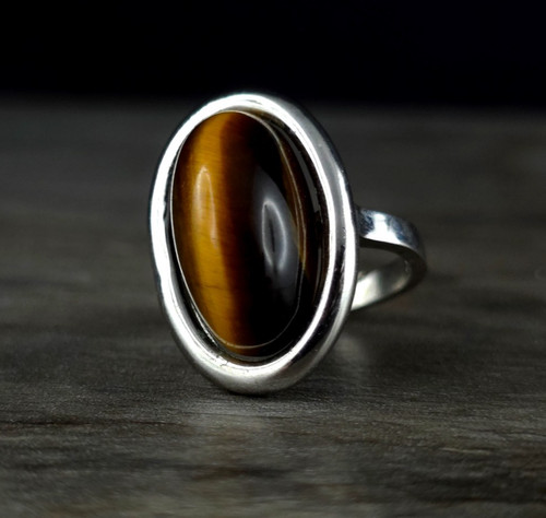 Ring silber 925 - ring, tigerauge