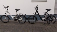 Zwei elektrofahrräder der - zwei,