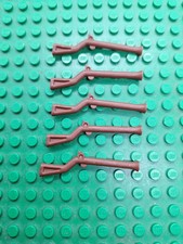 5x Lego Flinte, Gewehr, Waffe Braun, Piraten, 2561
