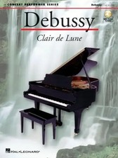 Debussy: Clair de Lune - Concert Performer Series (Bk/Online Audio) With CD