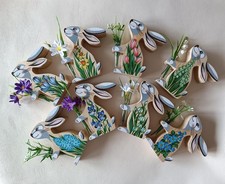 Osterhase aus Holz, 12,5 cm