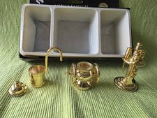 Setzkastenfiguren Hand gearbeitet Messing Miniaturen  in Originalverpackung,