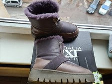 Damen stiefel AUSTRALIA LUXE CAMPAING Short Wolle+Leder GR.37