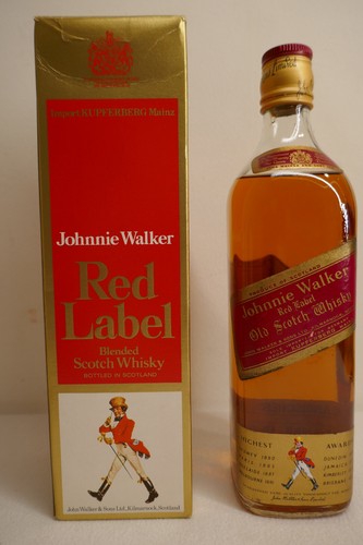 Johnnie walker red - walker, label