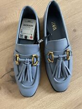 Blaue Mokassin Zara Größe 37