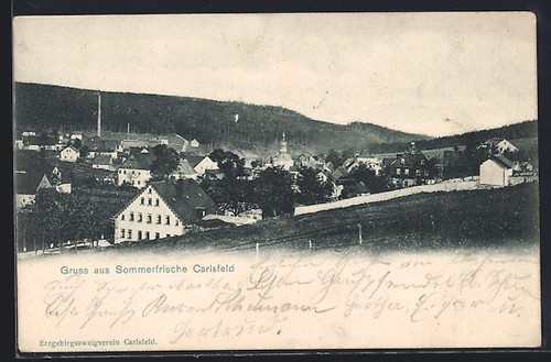 Ansichtskarte carlsfeld - carlsfeld, i