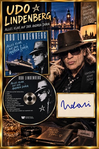 Udo lindenberg autogramm - lindenberg,, in