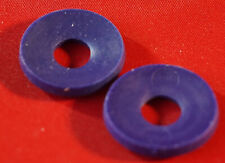 2 Gitarre Bass Security Locks Gummies für Gurtknöpfe blau Strap Locks for Knobs 