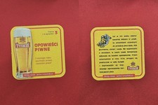 Tyskie Opowiesci Piwne 3 Brauerei Bierdeckel Bier