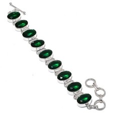 Chromdiopsid Edelstein Armband