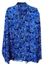 Paisley Herren Hemd Langarm Regular Fit  Gr. XL