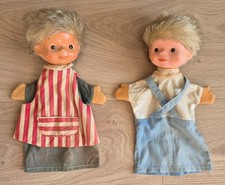 2 alte Handpuppen Vintage