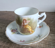 Jugendstil mokkatasse mit - mokkatasse,