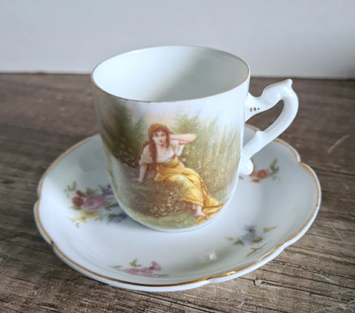 Jugendstil mokkatasse mit - mokkatasse,