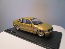 1 : 18 BMW M3 CSL E46 Baujahr 2000 phönix gelb    BBS Felgen  Umbau / Tuning