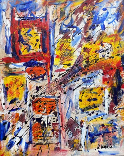 Original abstrakt expressiv