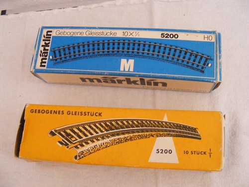 Märklin gebogenes gleis - 1:87,