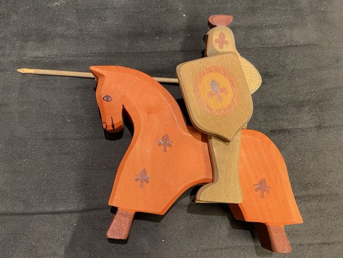 Ostheimer ritter auf pferd - auf,