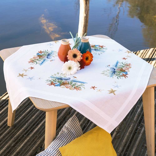 Vervaco tischdecke kreuzstich - tischdecke,