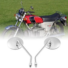 10MM Chrom Rund Motorrad Seitenspiegel FÜR Hercules W2000 294 Moped Quad Roller