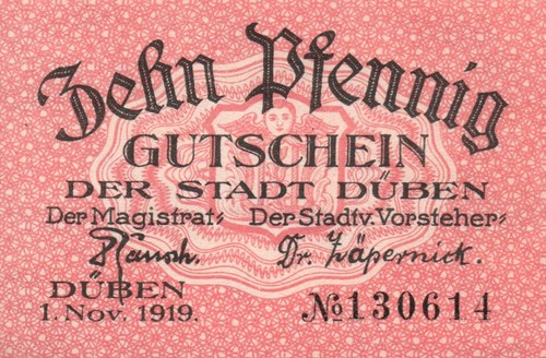 Scheine notgeld gutschein - scheine,