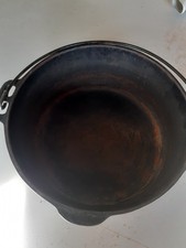 Alter Gusstopf Mit Henkel  Made In USA CA.  25X10CM