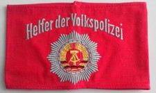 1 Stück Armbinde "Helfer der Volkspolizei" MdI , DDR