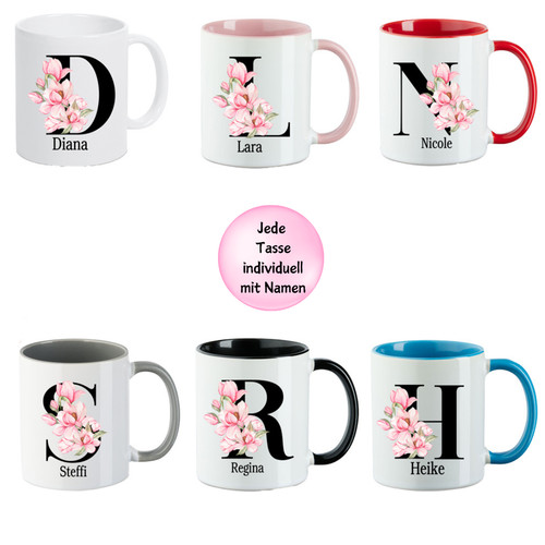 Tasse buchstabe mit name - buchstabe,